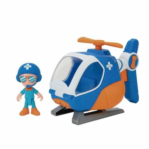 Helikopter Blippi Figurka Niebieski Pomarańczowy