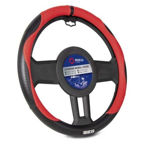 Pokrowiec na Kierownicę Sparco SPCS128RS Ø 37-38 cm Czerwony