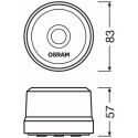 Światło awaryjne LED Osram LEDSL102 16 V