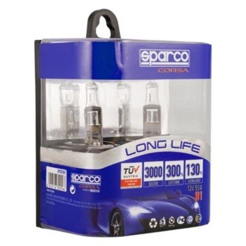 Żarówka Samochodowa Sparco Long Life E-Mark H1 12V 55W 3000K