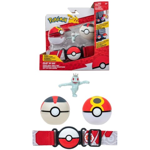 Figurki Superbohaterów Pokémon Clip belt 'N' Go - Machop 5 cm