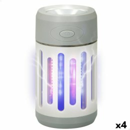 Lampa na Komary Akumulatorowa LED 2 w 1 Aktive 7 x 13 x 7 cm (4 Sztuk)