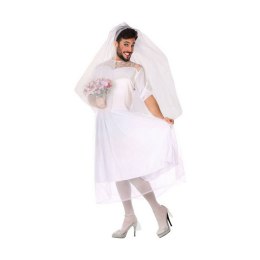 Kostium dla Dorosłych Biały Suknia ślubna (2 Części)