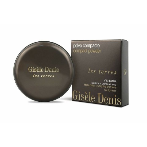 Puder kompaktowy Gisèle Denis Les Terres Nº 03 Sahara 15 g