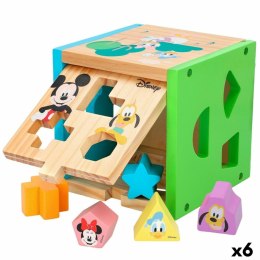 Drewniane Puzzle dla Dzieci Disney 14 Części 15 x 15 x 15 cm (6 Sztuk)