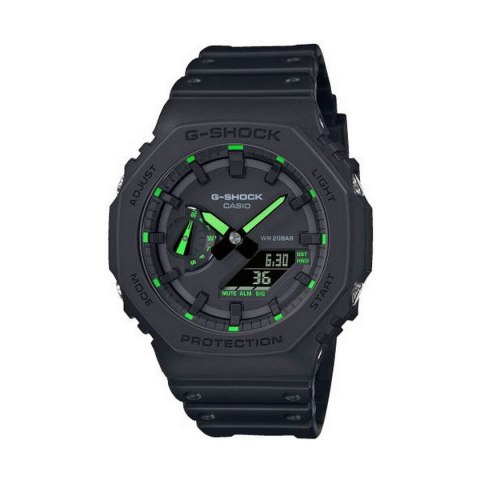 Zegarek Męski Casio G-Shock OAK - Neon Green Index (Ø 45 mm)