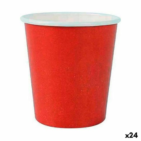 Zestaw kieliszków Algon Jednorazowe Karton Czerwony 20 Części 120 ml (24 Sztuk)
