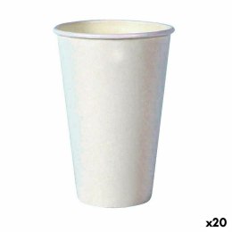 Zestaw kieliszków Algon Jednorazowe Karton Biały 35 Części 350 ml (20 Sztuk)