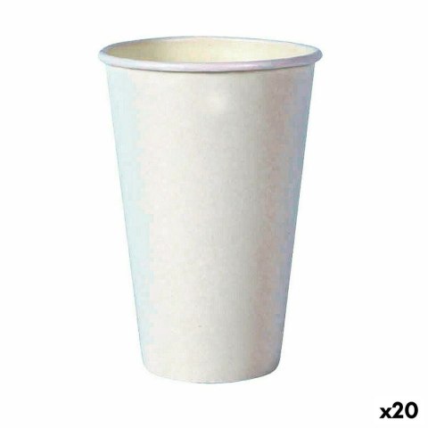 Zestaw kieliszków Algon Jednorazowe Karton Biały 35 Części 350 ml (20 Sztuk)