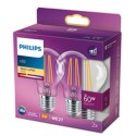 Żarówka LED Philips Classic 60 W Biały E E27 (2700 K) (2 Sztuk)