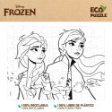 Puzzle dla dzieci Frozen Dwustronny 60 Części 70 x 1,5 x 50 cm (12 Sztuk)