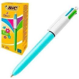 Zestaw długopisów Bic Fun Niebieski Biały (12 Części)