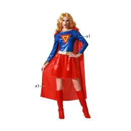 Kostium dla Dorosłych Niebieski Superbohater Kobieta - XL