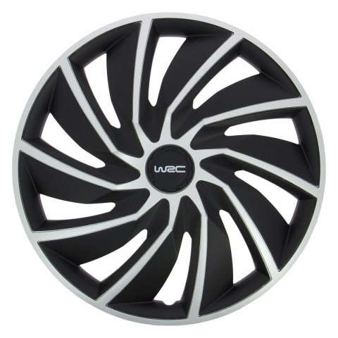 Kołpaki WRC 7598 Szary Czarny/Szary 15" 4 Części