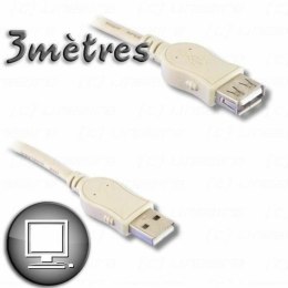 Kabel z rozgałęźnikiem USB Lineaire PCUSB211E 3 m