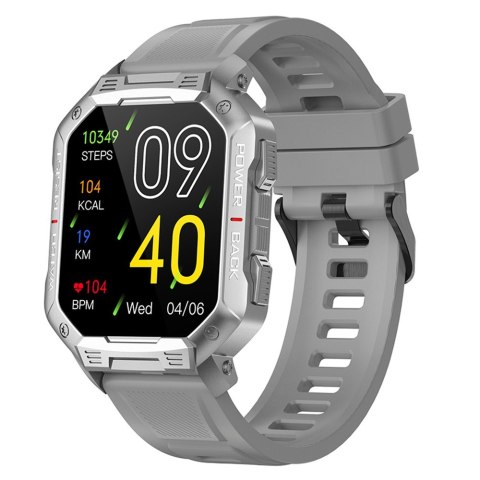Smartwatch U3 Pro 1.83 cala 400 mAh srebrny