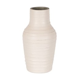 Wazon Biały Ceramika 17 x 17 x 30 cm