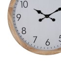 Zegar Ścienny Biały Drewno 60 x 60 x 6,5 cm