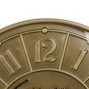Zegar Ścienny Złoty Żelazo 60 x 8 x 60 cm