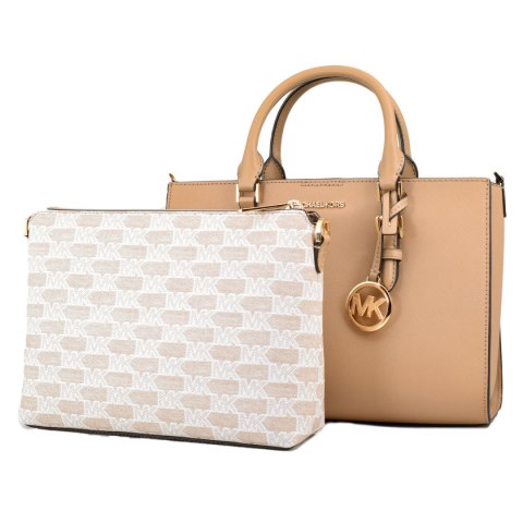 Torba Damska Michael Kors CHARLOTE Brązowy 29 x 20 x 12 cm