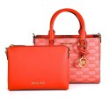 Torba Damska Michael Kors CHARLOTE Czerwony 27 x 16 x 10 cm