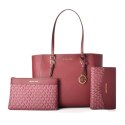 Torba Damska Michael Kors CHARLOTTE Czerwony 34 x 27 x 11 cm