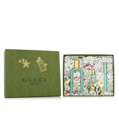 Zestaw Perfum dla Kobiet Gucci EDP Flora Gorgeous Jasmine 3 Części