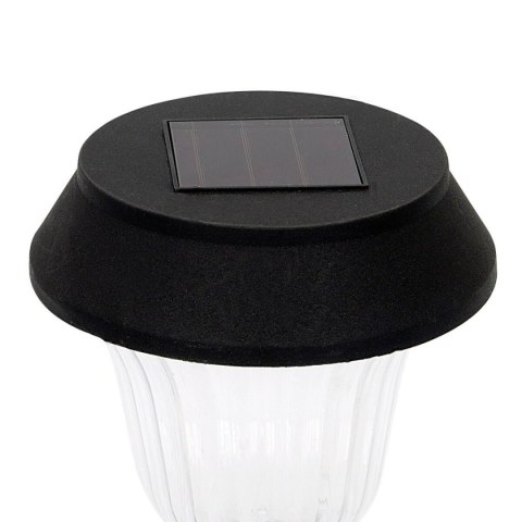 Zestaw solarnych palików ogrodowych Aktive 6 Części Stal nierdzewna Plastikowy 10 x 38 x 10 cm (4 Sztuk)