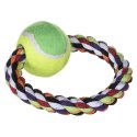 Zabawka dla psów Trixie Tenis Wielokolorowy Poliester Bawełna