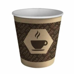 Zestaw kieliszków Algon Karton Jednorazowe Kawa 10 Sztuk (100 Części)