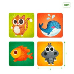 Gra Pamięciowa Lisciani Puzzle dla dzieci Ekran dotykowy 24 Części 7 x 0,1 x 7 cm (6 Sztuk)