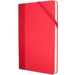 Notatnik Milan Paperbook Biały Czerwony 21 x 14,6 x 1,6 cm