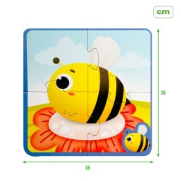 Puzzle dla dzieci Lisciani Ekran dotykowy 24 Części 16 x 0,1 x 16 cm (6 Sztuk)