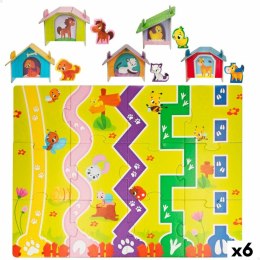 Puzzle dla dzieci Lisciani Farma 27 Części 48 x 1 x 36 cm (6 Sztuk)