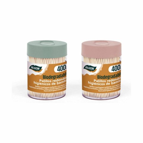 Wykałaczki Algon Set 400 Części (24 Sztuk)