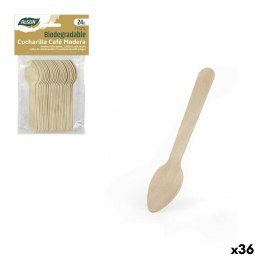 Zestaw Łyżek Algon Kawa Drewno 24 Części 11 cm (36 Sztuk)