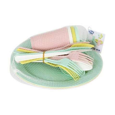 Zestaw Obiadowy Dem 20 Części Wielokolorowy Picnic (12 Sztuk)