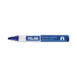 Marker permanentny Milan Niebieski PVC 12 Sztuk (Ø 4 mm)