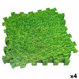 Puzzle dla dzieci Aktive Trawnik 8 Części Miękka Pianka EVA 50 x 0,4 x 50 cm (4 Sztuk)