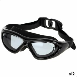 Okulary do Pływania dla Dorosłych AquaSport Czarny (12 Sztuk)