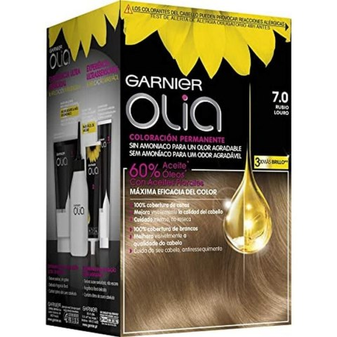 Farba bez Amoniaku Garnier Olia Nº 7.0-rubio Nº 7,0 Rubio Lote (1 Sztuk)