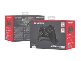 Gamepad Genesis Mangan 400 bezprzewodowy do PC/Switch/Mobile Czarny