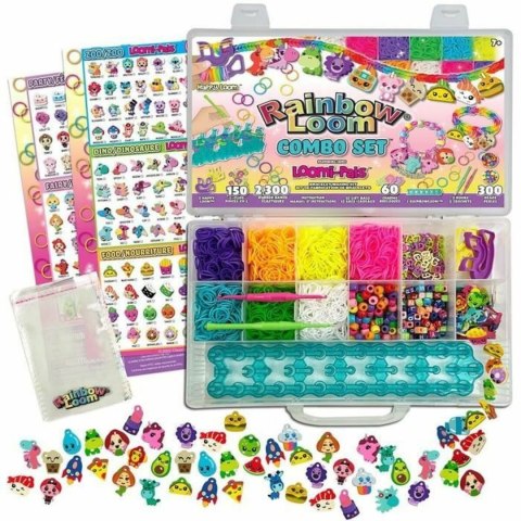 Zestaw do Tworzenia Bransoletek i Naszyjników Bandai Rainbow Loom Combo Set Plastikowy