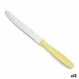 Nóż stołowy Arcos Żółty Stal nierdzewna polipropylen (12 Sztuk)