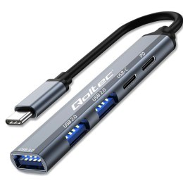 HUB adapter USB-C 3.1 5w1 | USB-C PD | USB-C | 2x USB 2.0 | USB 3.0