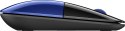 Mysz HP Z3700 Wireless Mouse Blue bezprzewodowa niebieska V0L81AA