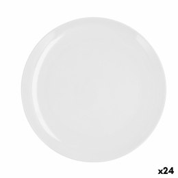 Płaski Talerz Quid Select Basic Biały Plastikowy 25 cm (24 Sztuk)