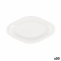 Tacka do przekąsek Quid Select Biały Plastikowy 17 x 9,5 x 2 cm (20 Sztuk)