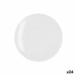 Talerz deserowy Quid Select Basic Biały Plastikowy 20 cm (24 Sztuk)