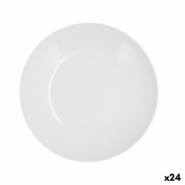 Talerz głęboki Quid Select Basic Biały Plastikowy 23 cm (24 Sztuk)